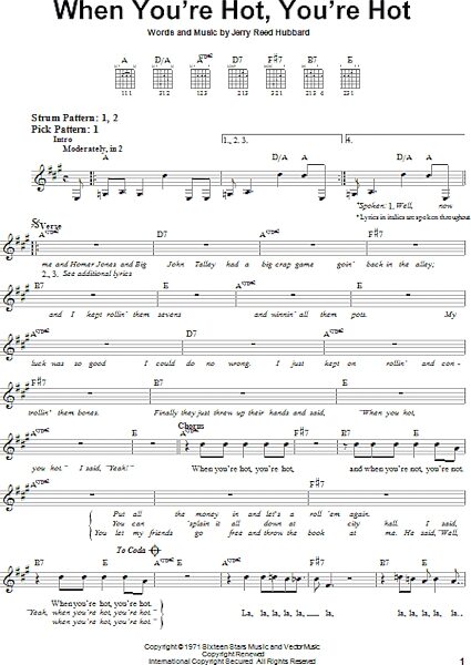 open zoom image for When You're Hot, You're Hot - Easy Guitar, New, Main
