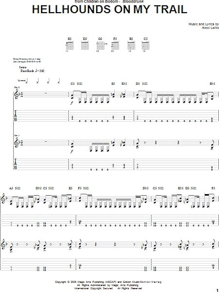 open zoom image for Hellhounds On My Trail - Guitar TAB, New, Main