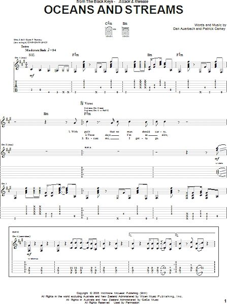 open zoom image for Oceans And Streams - Guitar TAB, New, Main