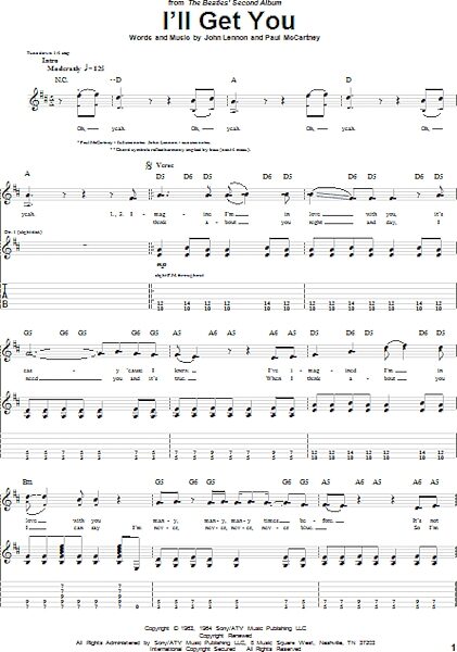 open zoom image for I'll Get You - Guitar TAB, New, Main