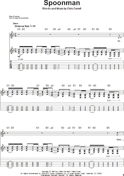 open zoom image for Spoonman - Guitar Tab Play-Along, New, Main