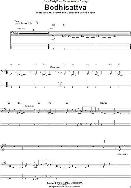 open zoom image for Bodhisattva - Bass Tab, New, Main