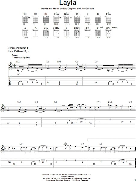 open zoom image for Layla - Easy Guitar with TAB, New, Main