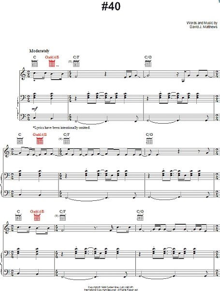open zoom image for #40 - Piano/Vocal/Guitar, New, Main