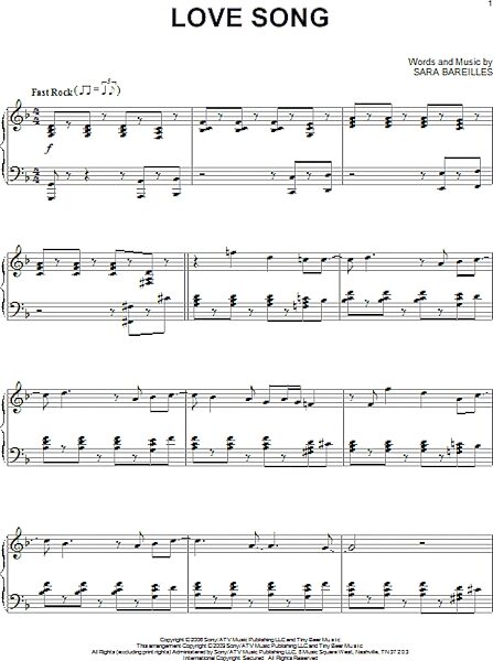 open zoom image for Love Song - Piano Solo, New, Main