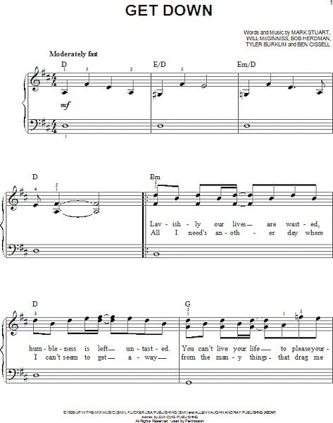 open zoom image for Get Down - Easy Piano, New, Main