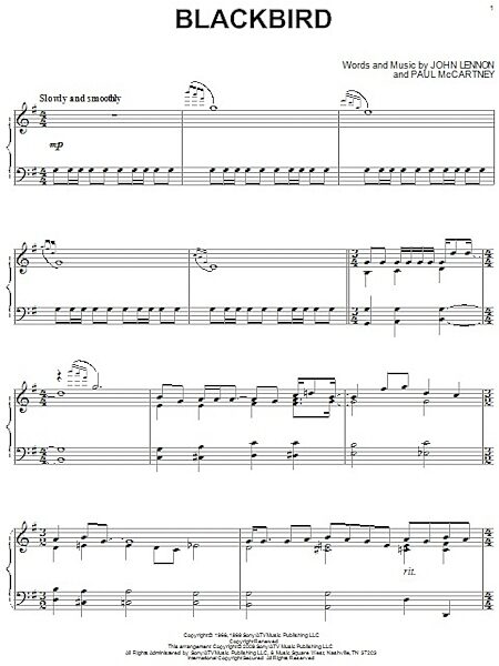 open zoom image for Blackbird - Piano Solo, New, Main