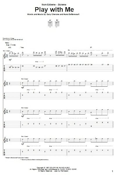open zoom image for Play With Me - Guitar TAB, New, Main