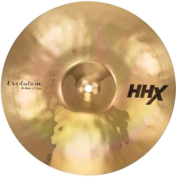 open zoom image for Sabian HHX Evolution Hi-Hat Cymbals, Pair, Brilliant Finish, 13 inch, Main
