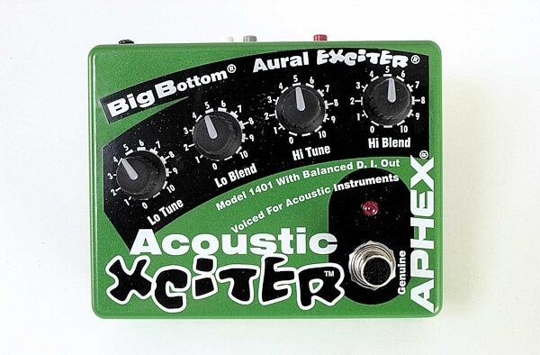 open zoom image for Aphex 1401 Acoustic Guitar Exciter Pedal and DI, Top
