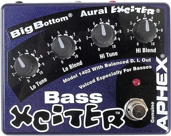 open zoom image for Aphex 1402 Bass Guitar Exciter Pedal with DI, Top