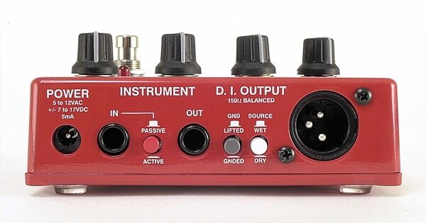 open zoom image for Aphex 1403 Electric Guitar Exciter Pedal with DI, Rear