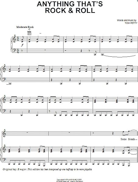 open zoom image for Anything That's Rock & Roll - Piano/Vocal/Guitar, New, Main