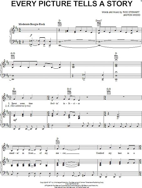 open zoom image for Every Picture Tells A Story - Piano/Vocal/Guitar, New, Main