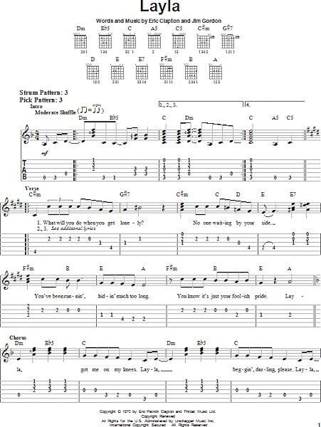 open zoom image for Layla - Easy Guitar with TAB, New, Main