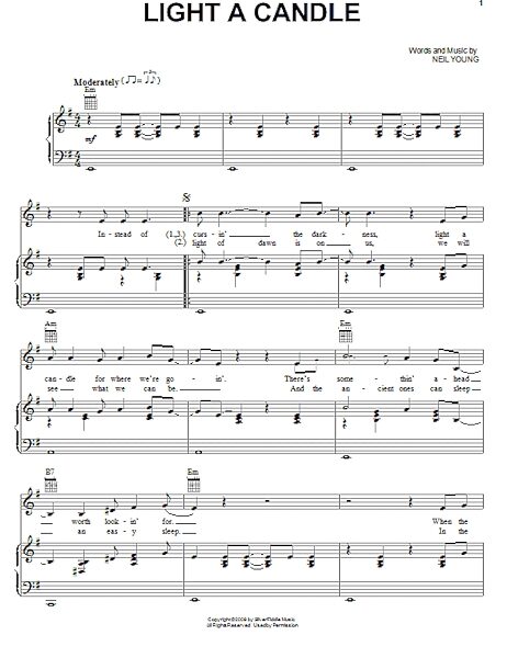 open zoom image for Light A Candle - Piano/Vocal/Guitar, New, Main