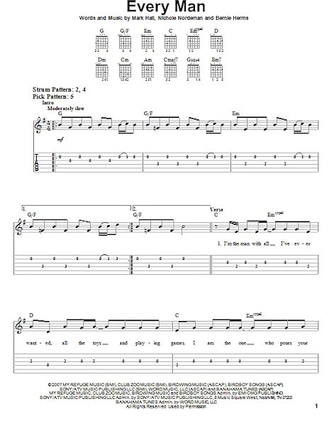 open zoom image for Every Man - Easy Guitar with TAB, New, Main