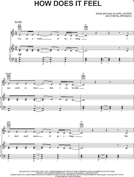 open zoom image for How Does It Feel - Piano/Vocal/Guitar, New, Main