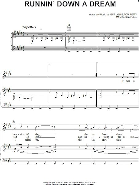 open zoom image for Runnin' Down A Dream - Piano/Vocal/Guitar, New, Main