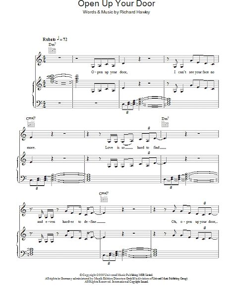 open zoom image for Open Up Your Door - Piano/Vocal/Guitar, New, Main