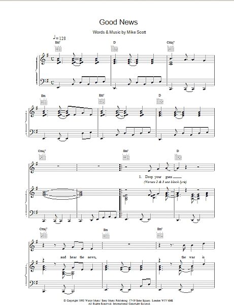 open zoom image for Good News - Piano/Vocal/Guitar, New, Main