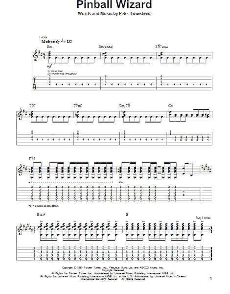 open zoom image for Pinball Wizard - Guitar Tab Play-Along, New, Main