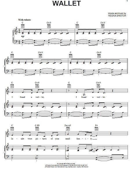open zoom image for Wallet - Piano/Vocal/Guitar, New, Main