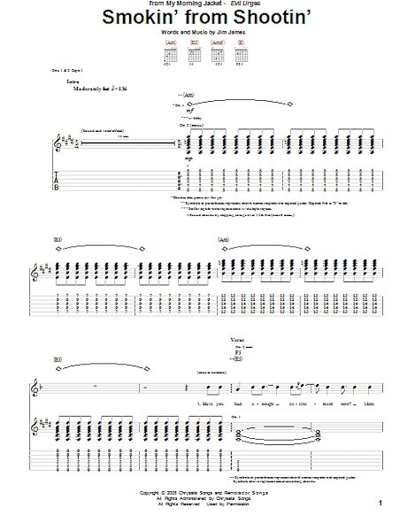 open zoom image for Smokin' From Shootin' - Guitar TAB, New, Main