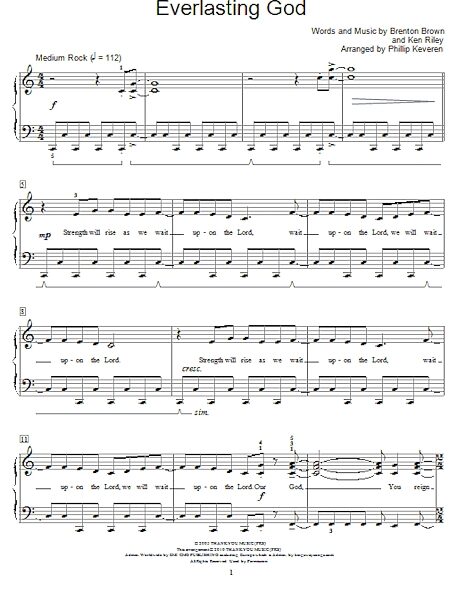 open zoom image for Everlasting God - Elementary Piano, New, Main