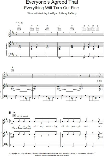 open zoom image for Everyone's Agreed That Everything Will Turn Out Fine - Piano/Vocal/Guitar, New, Main