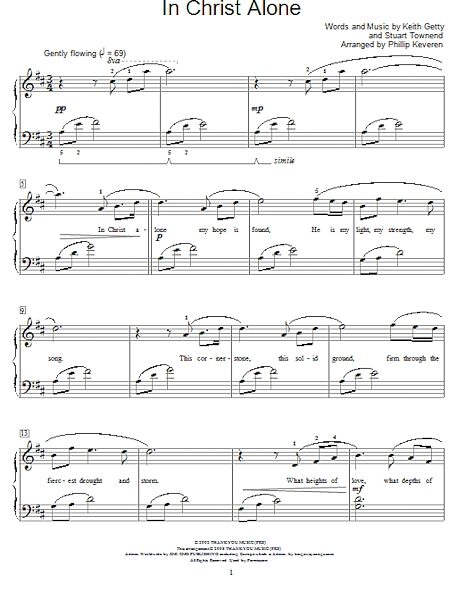 open zoom image for In Christ Alone - Elementary Piano, New, Main