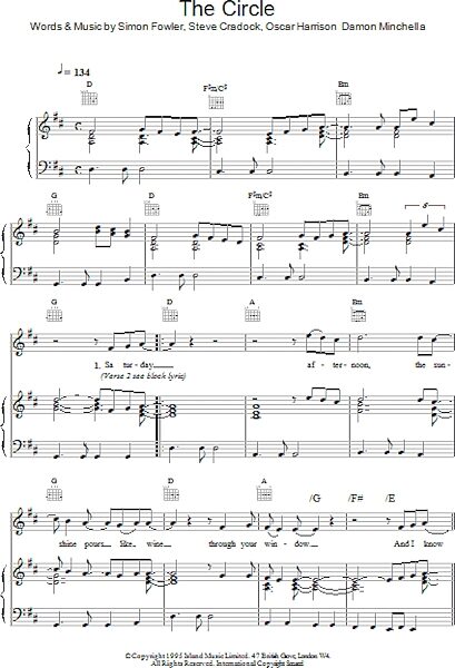 open zoom image for The Circle - Piano/Vocal/Guitar, New, Main