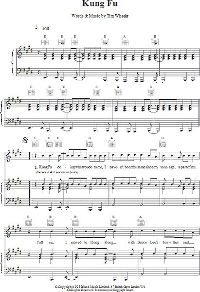 open zoom image for Kung Fu - Piano/Vocal/Guitar, New, Main