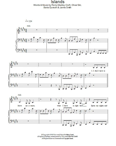 open zoom image for Islands - Piano/Vocal/Guitar, New, Main