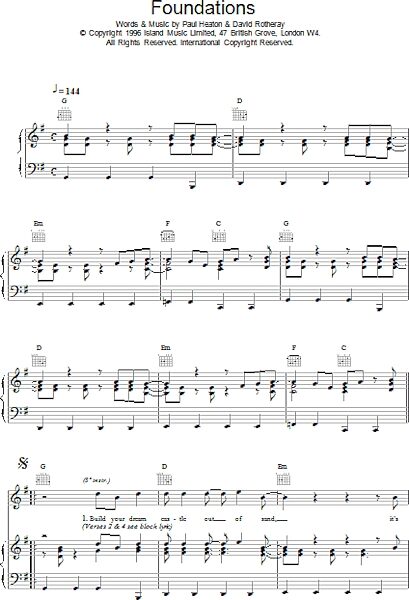 open zoom image for Foundations - Piano/Vocal/Guitar, New, Main