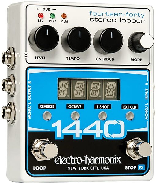 open zoom image for Electro-Harmonix 1440 Stereo Looper Pedal, Action Position Back