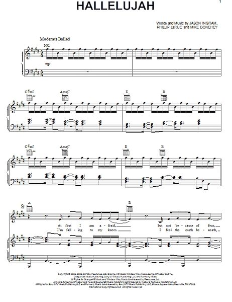open zoom image for Hallelujah - Piano/Vocal/Guitar, New, Main