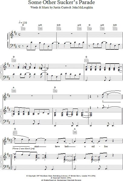 open zoom image for Some Other Sucker's Parade - Piano/Vocal/Guitar, New, Main