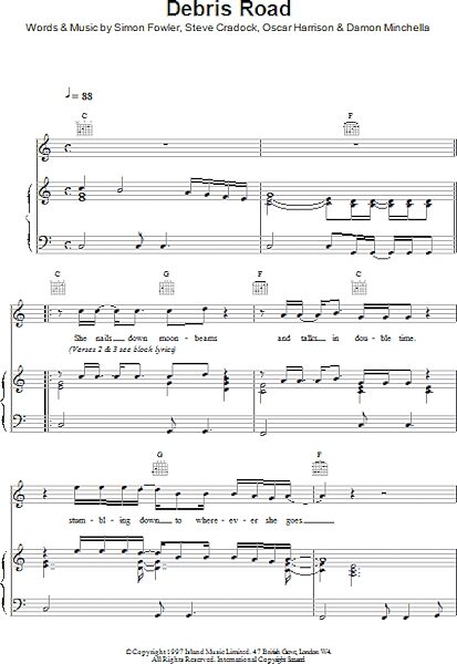 open zoom image for Debris Road - Piano/Vocal/Guitar, New, Main