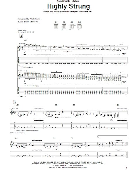 open zoom image for Highly Strung - Guitar TAB, New, Main