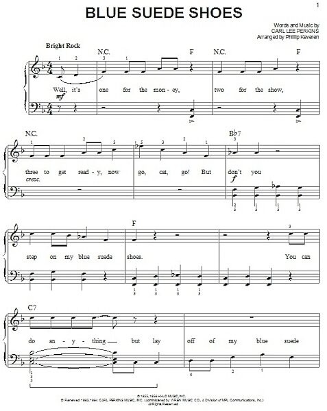 open zoom image for Blue Suede Shoes - Easy Piano, New, Main
