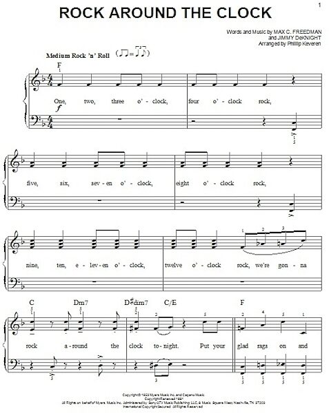 open zoom image for Rock Around The Clock - Easy Piano, New, Main