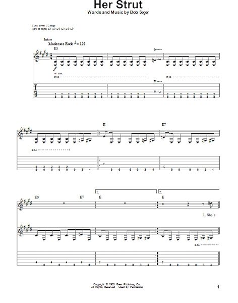open zoom image for Her Strut - Guitar Tab Play-Along, New, Main