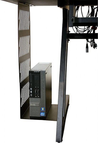 open zoom image for On-Stage WS7700 Large Studio Workstation, Black, WS7700B, Action Position Back