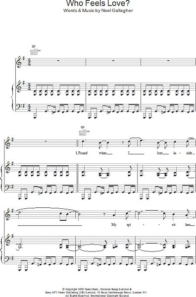 open zoom image for Who Feels Love? - Piano/Vocal/Guitar, New, Main