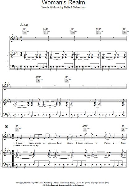 open zoom image for Woman's Realm - Piano/Vocal/Guitar, New, Main