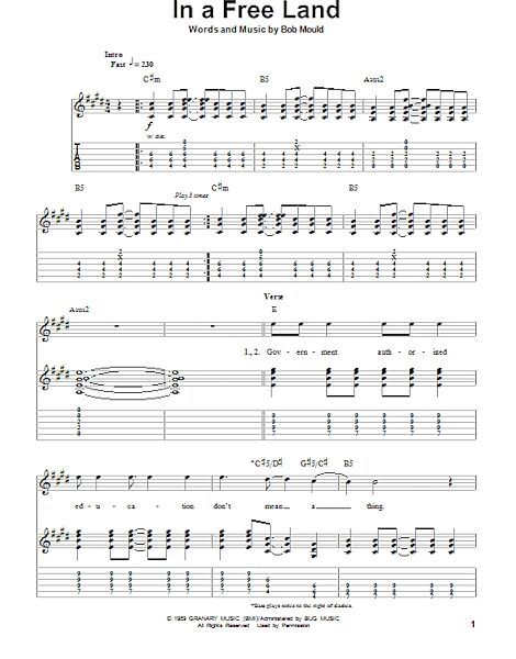 open zoom image for In A Free Land - Guitar Tab Play-Along, New, Main