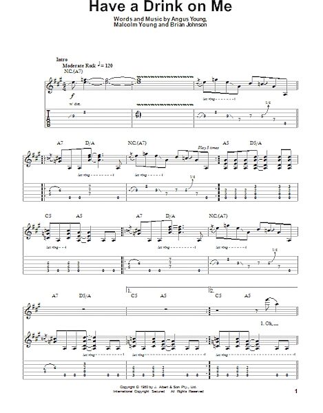 open zoom image for Have A Drink On Me - Guitar Tab Play-Along, New, Main
