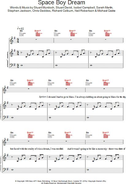 open zoom image for Space Boy Dream - Piano/Vocal/Guitar, New, Main