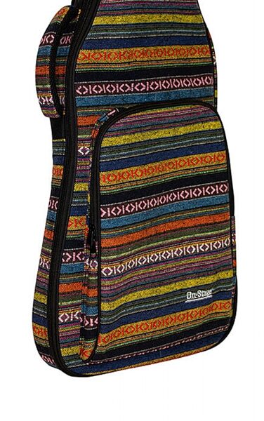 open zoom image for On-Stage GBB4770S Striped Electric Bass Guitar Bag, New, Action Position Back